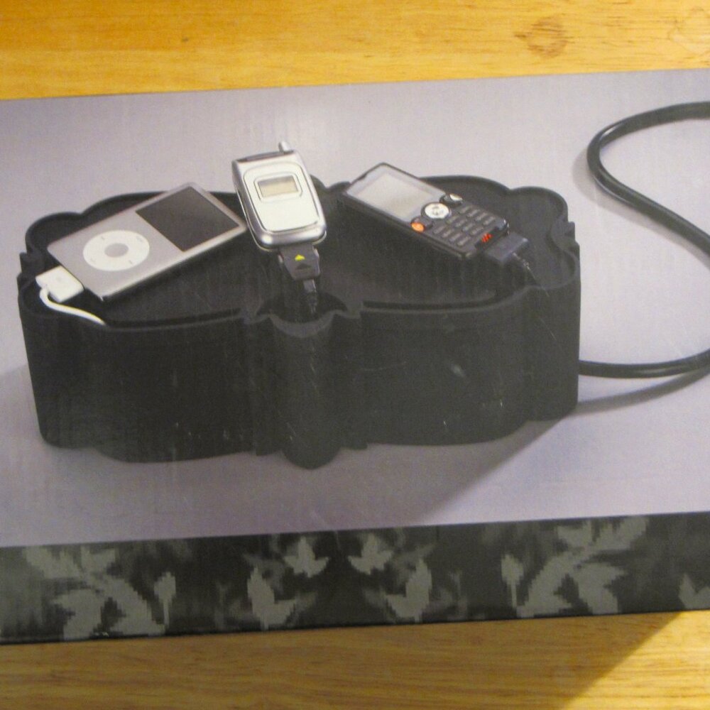 Umbra Electra Mobile Device Charging Station w/ Power Strip Organizer Storage